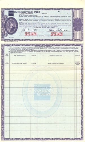 Travelers Letter of Credit
